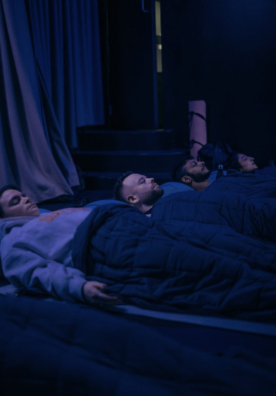 Group rest and integration after a brand activation session
